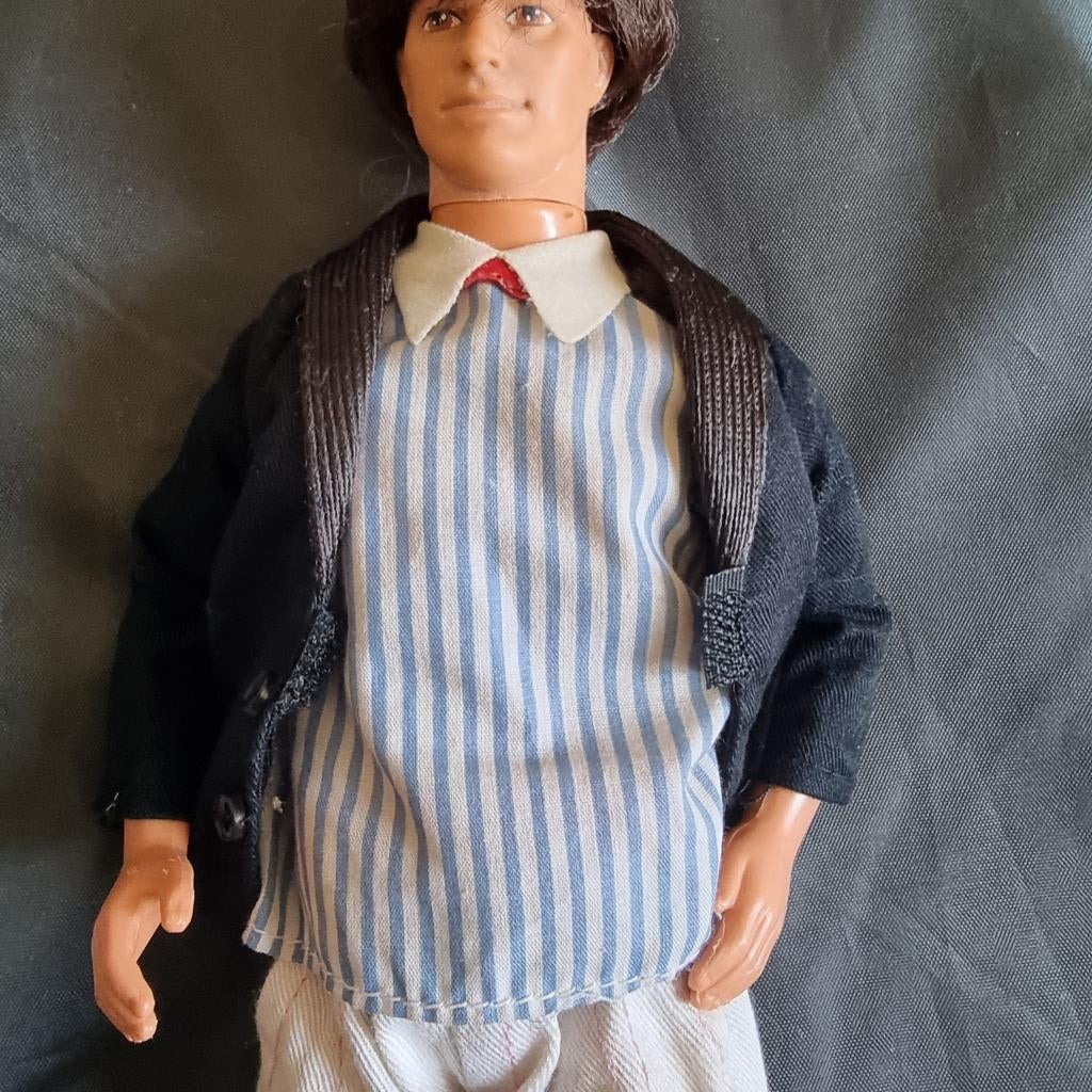 Vintage Ken met haar, kleding en schoenen, Ophalen of Verzenden, Gebruikt, Barbie