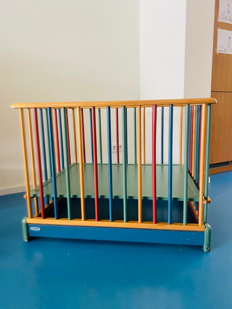 Vintage Kibofa box - inklapbaar (95x75 cm), Kinderen en Baby's, Boxen, Ophalen, Gebruikt, Rechthoekig