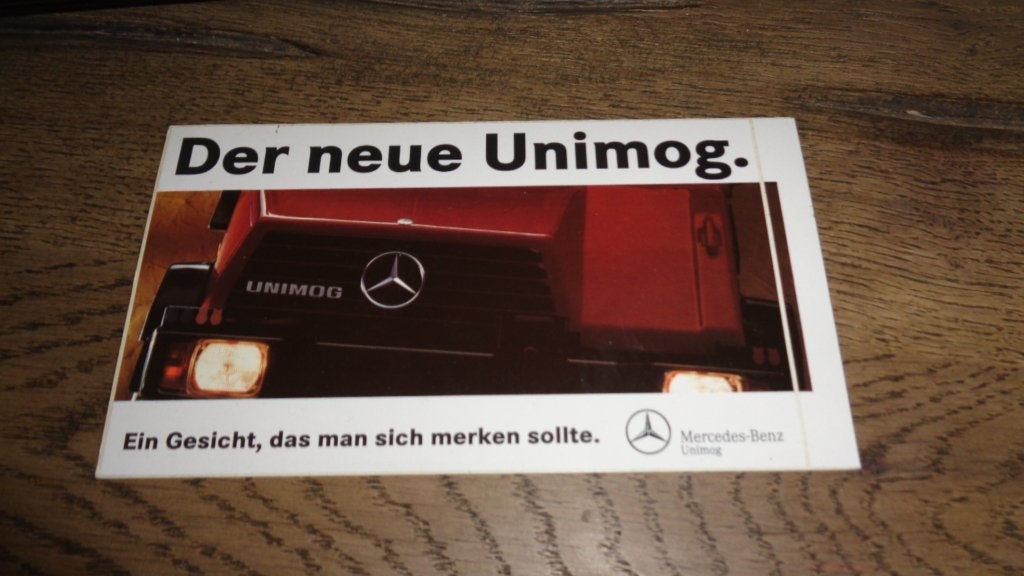 Sticker  DER NEUE UNIMOG      (NIEUW), Verzenden, Nieuw