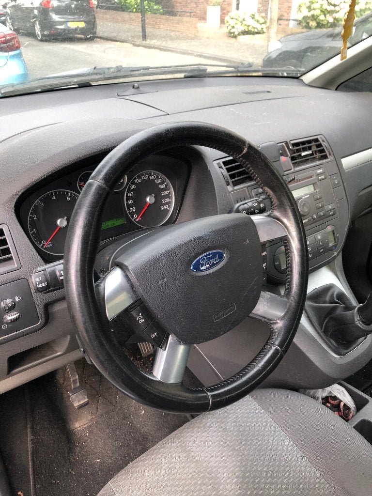 Ford C-Max 1.6 74 kW (100 pk) – 2004 – APK tot maart 2027, Voorwielaandrijving, 1596 cc, 4 cilinders, Blauw