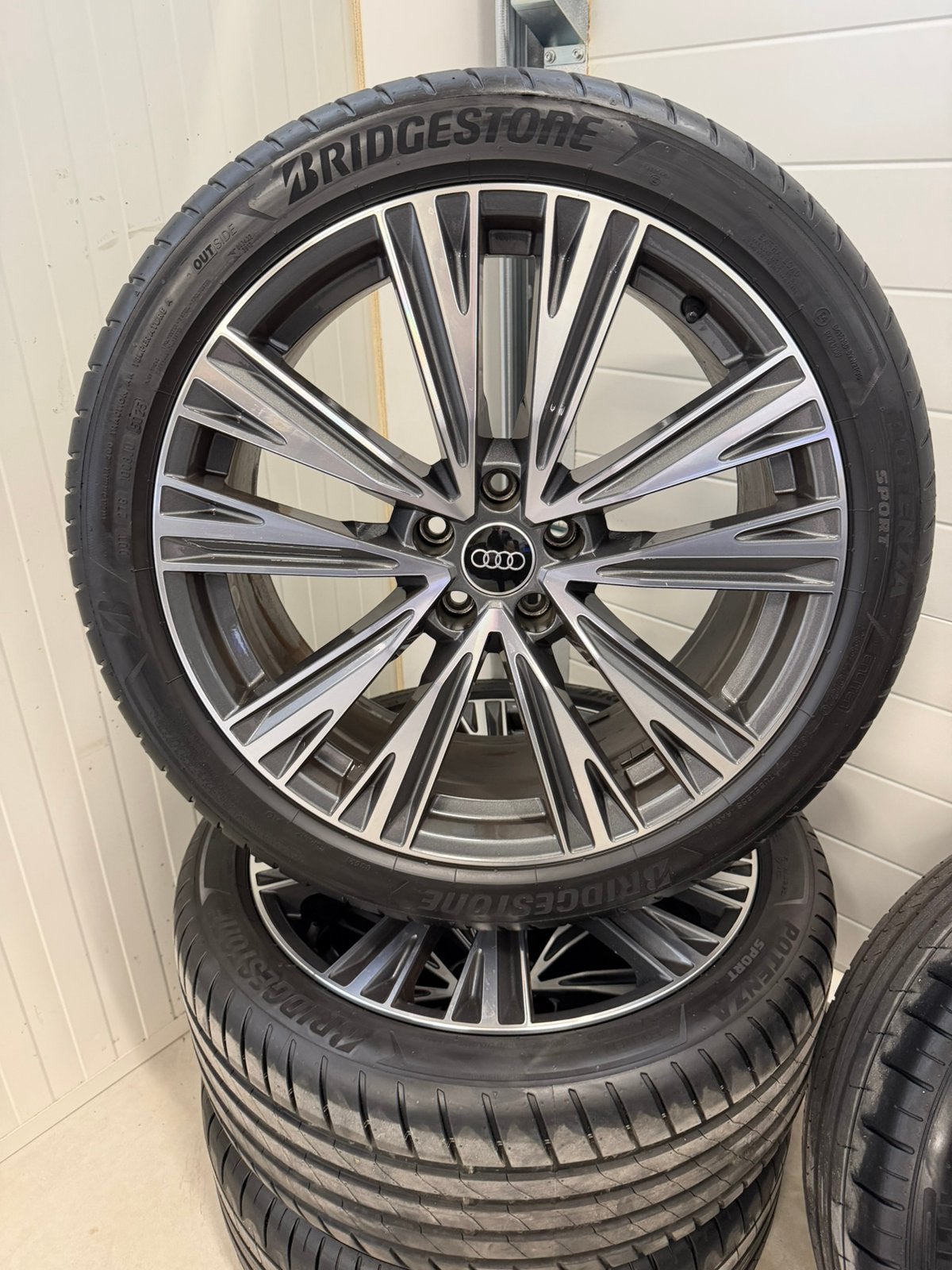 Originele audi Q3 A6 S6 velgen 20 inch met zomerbanden 5x112, Ophalen of Verzenden, 20 inch, Zomerbanden, Banden en Velgen