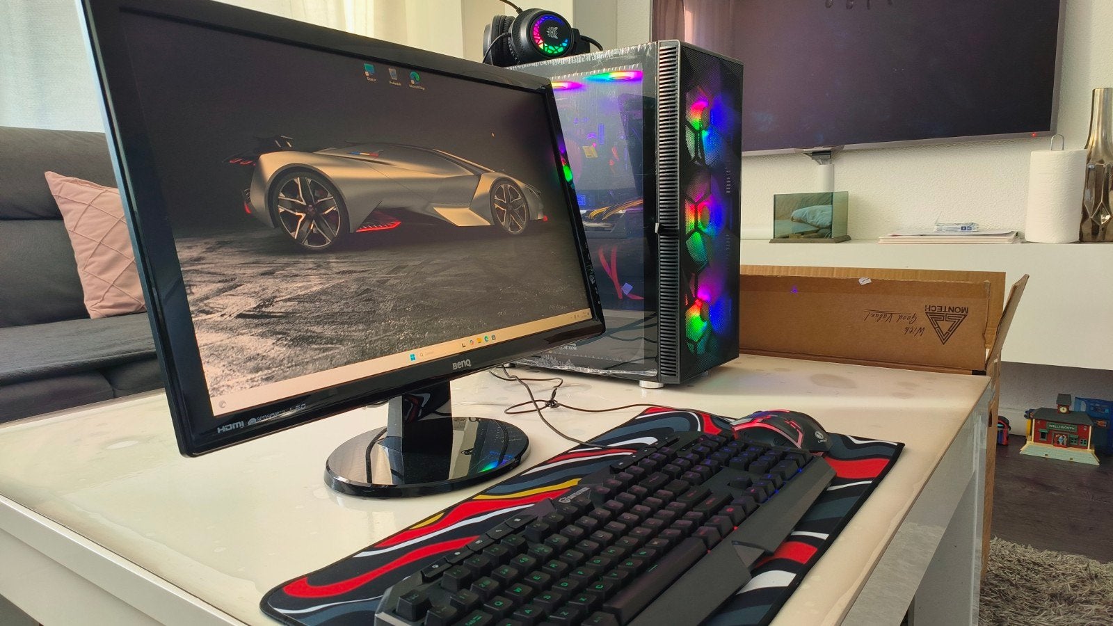Super Game Pc i7 6700, 16gb, RX 570 8gb, SSD, 23'' led Win11, B, Ophalen of Verzenden, Gaming, C