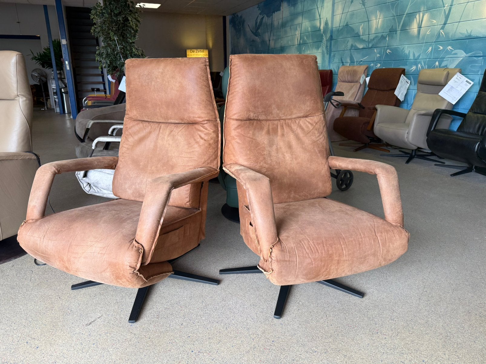Chill line set relaxfauteuils relax stoelen, 75 tot 100 cm, Ophalen of Verzenden, Zo goed als nieuw, 50 tot 75 cm