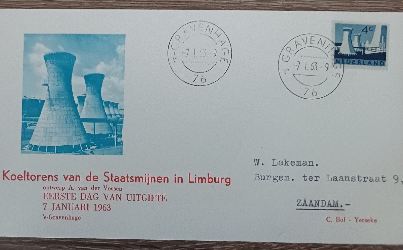 NEDERLAND speciale uitgave 07-01-1963, Ophalen of Verzenden, Nederland