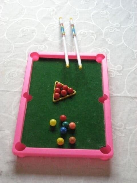 Leuk compleet mini snookerspel voor kinderen, Ophalen of Verzenden, Zo goed als nieuw, Jongen of Meisje