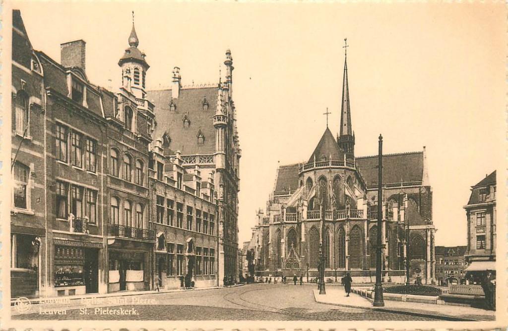701-459-001 Leuven St Pieterskerk, Verzamelen, Verzenden, Voor 1920, Overig Europa
