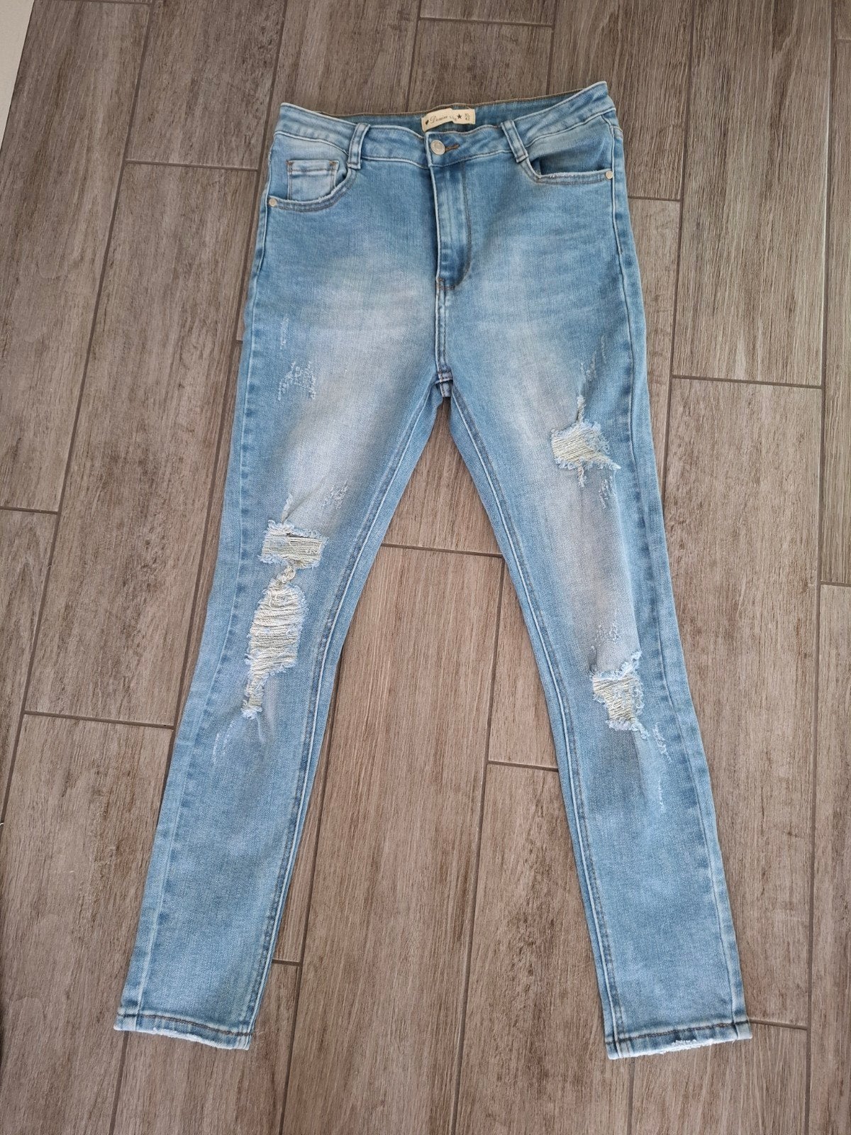 Nieuw ripped jeans maat L spijkerbroek broek blauw, Kleding | Dames, Blauw, Ophalen of Verzenden, W33 - W36 (confectie 42/44)
