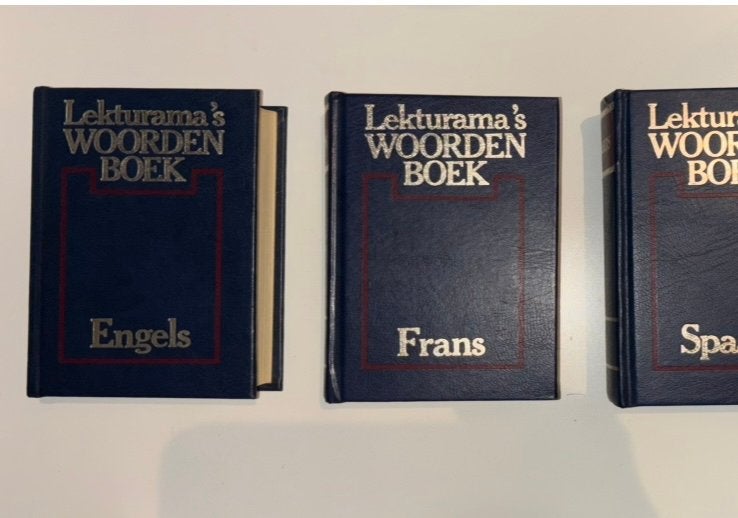 Vintage Lekturama Woordenboeken Set – EN, ES, DE & FR, Boeken, Woordenboeken, Nieuw, Ophalen of Verzenden, Overige uitgevers, Nederlands