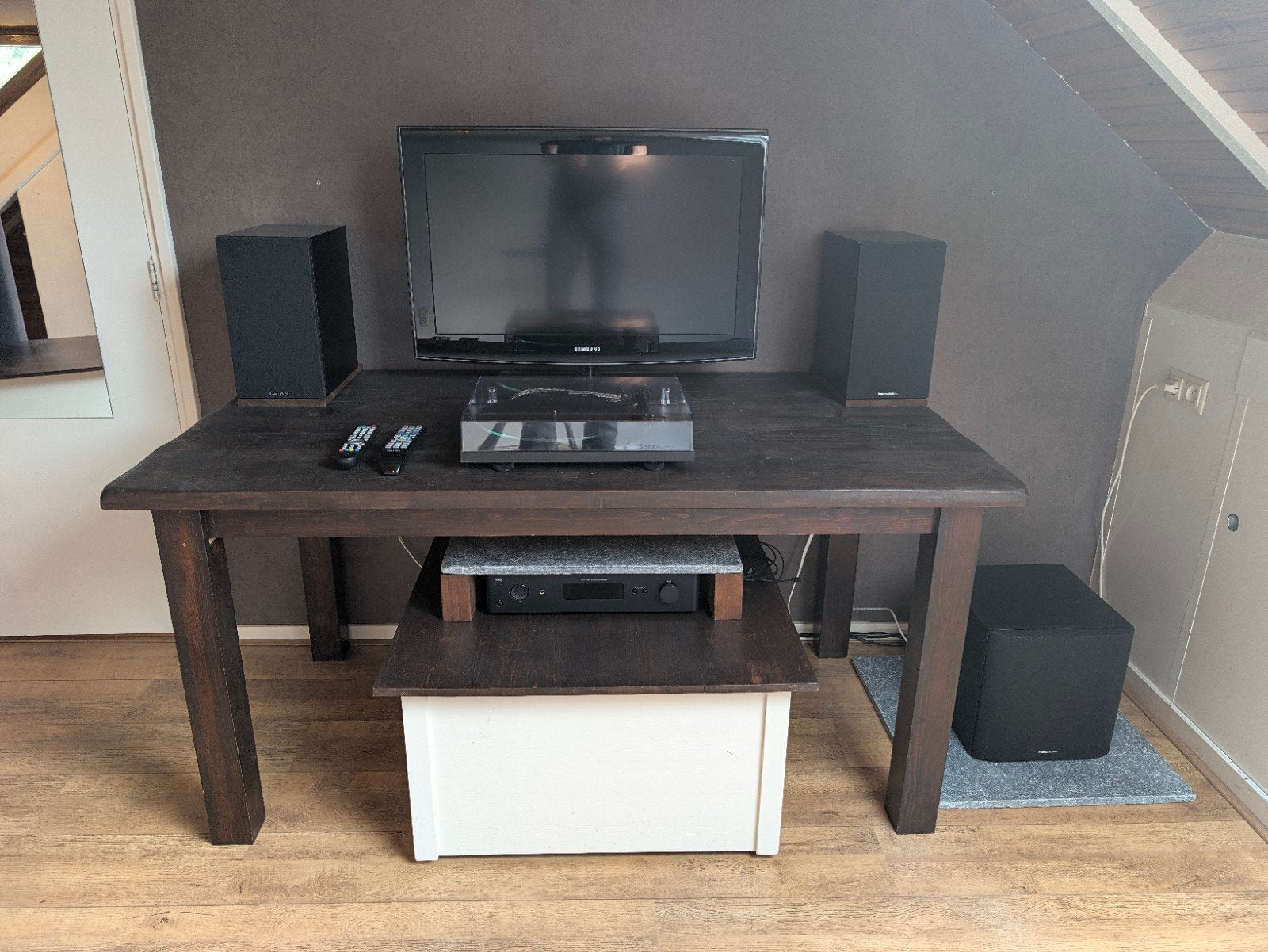 Bowers & Wilkins 2x 685 S2, ASW610XP en NAC C368, Speakerset, Zo goed als nieuw, Bowers & Wilkins (B&W), Afstandsbediening