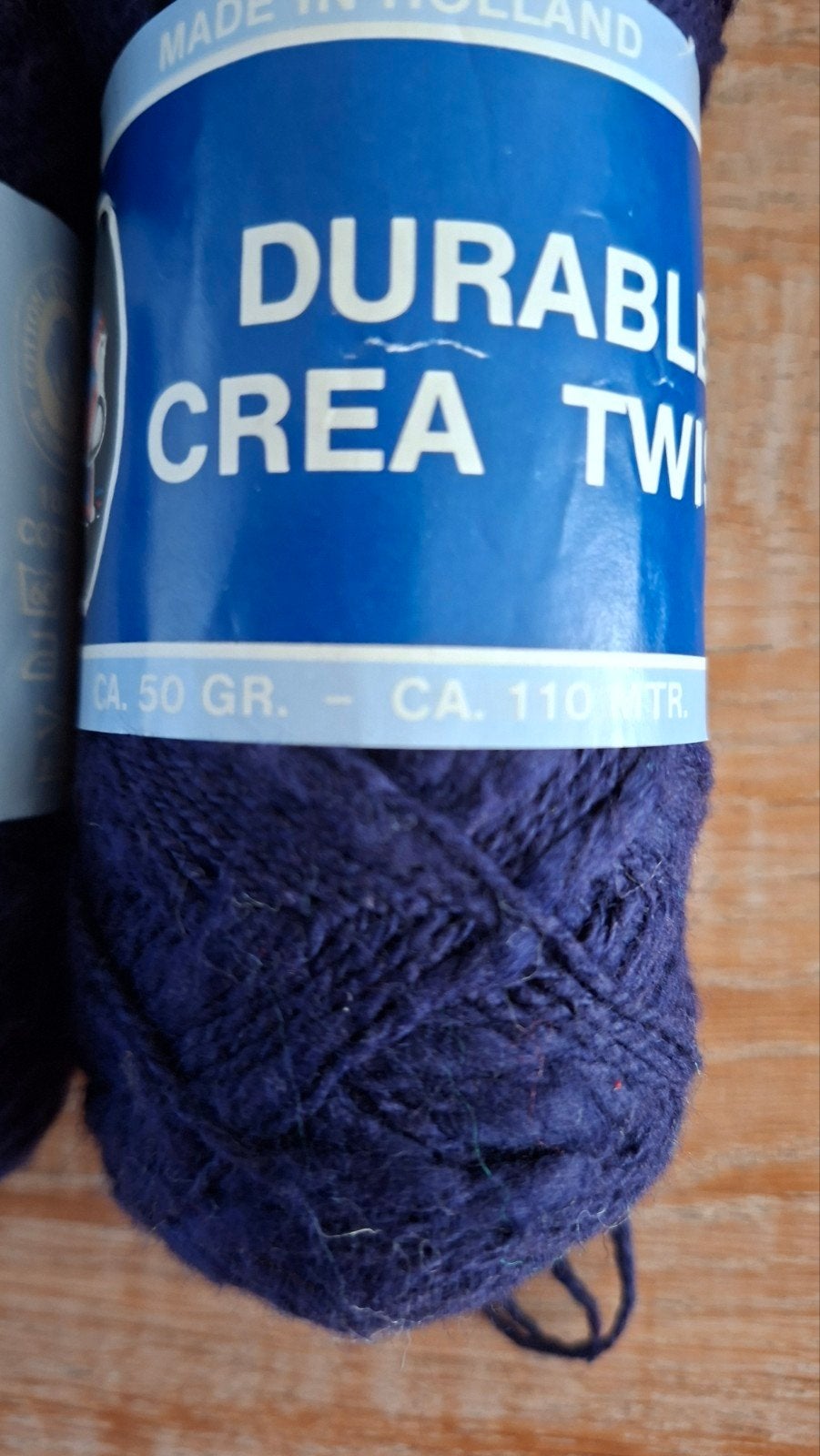 katoen garen, donkerblauw en antraciet, Ophalen, Breien of Haken, Wol of Garen