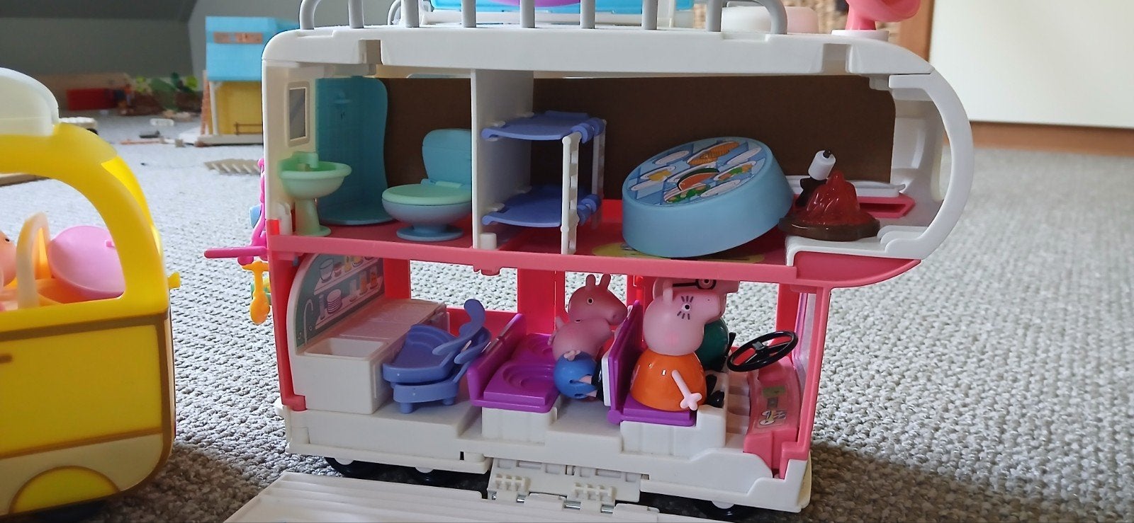 Peppa Big camper en bus, Ophalen, Zo goed als nieuw