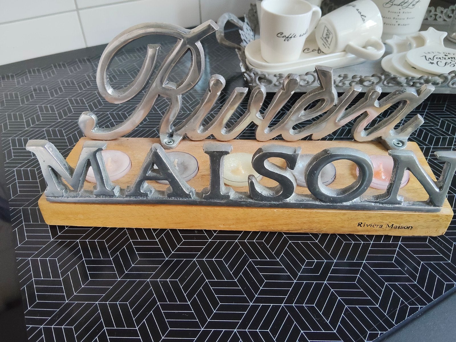 Riviera Maison kandelaar, Ophalen of Verzenden, Zo goed als nieuw, Kandelaar