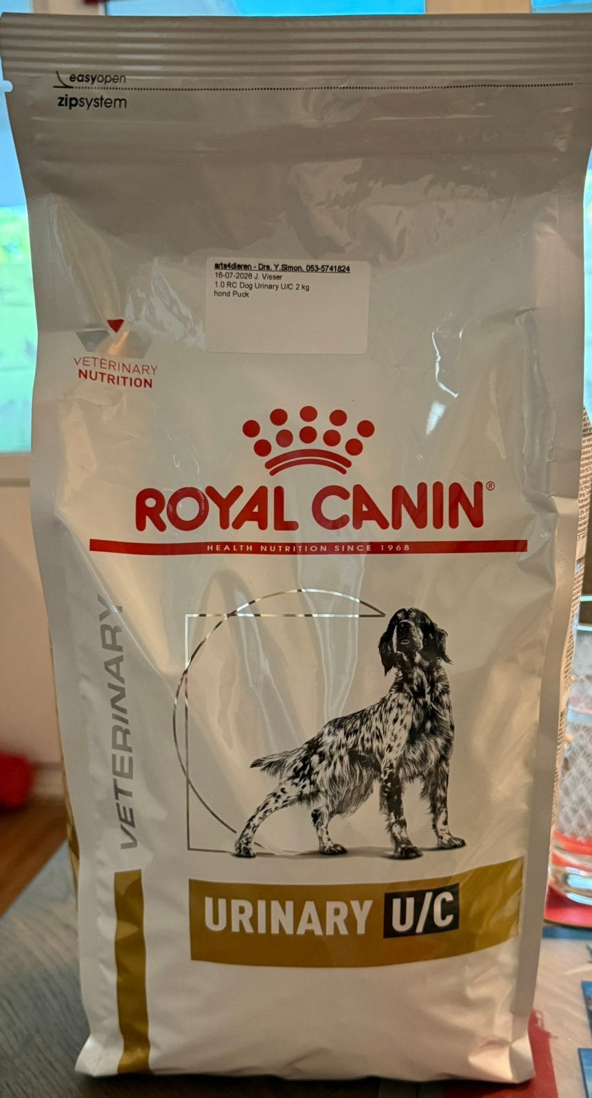 Te koop Royal Canin 2x Urinary U/C 2 kg gesloten verpakking, Ophalen of Verzenden, Hond