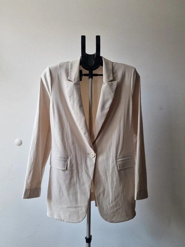 Studio Anneloes Blazer Beige XS, Ophalen of Verzenden, Zo goed als nieuw, Maat 34 (XS) of kleiner, Beige
