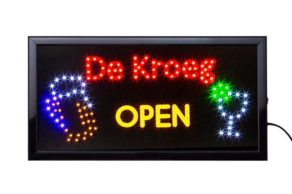 Led borden - Led signs - Led decoratie - Mancave, Kouwehoek 1b, Cave & Garden, Meerkleurig, Nieuw