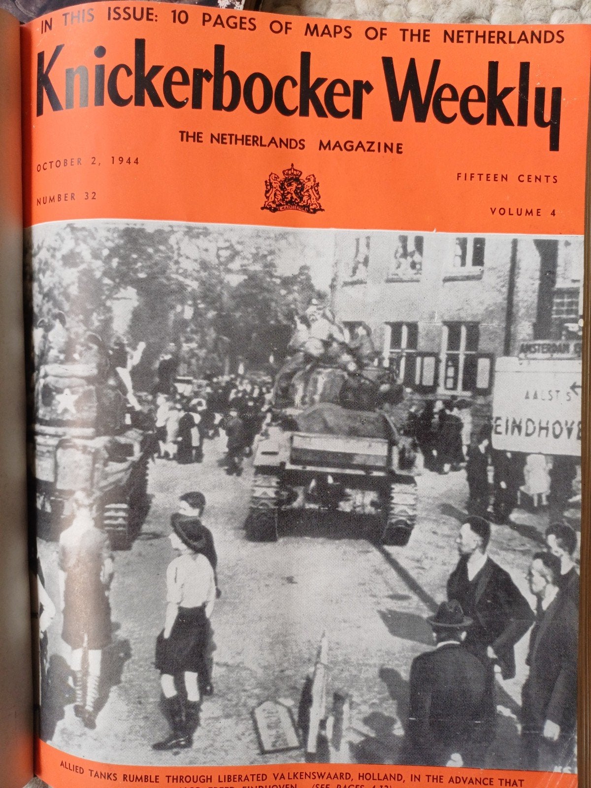 WO 2 magazine, knickerbocker weekly 1944, Ophalen of Verzenden, Gelezen, Overige typen