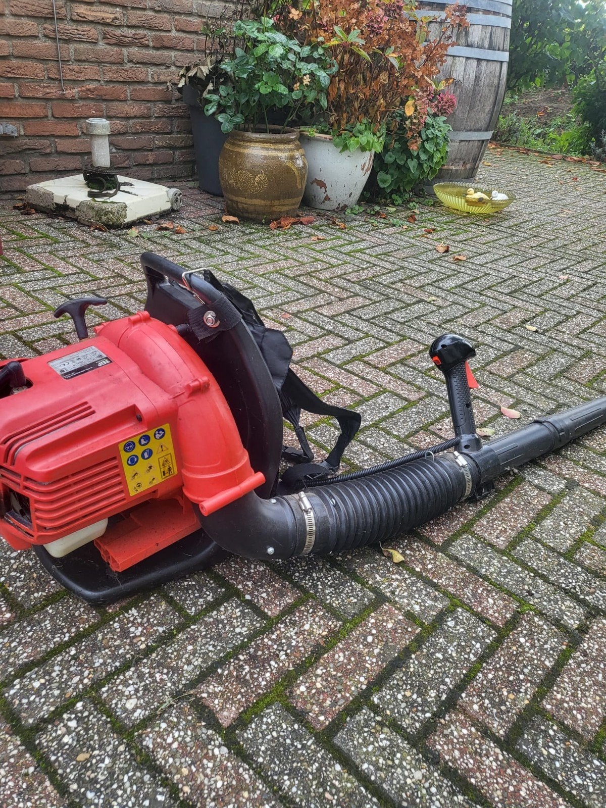 Benzine bladblazer., Tuin en Terras, Ophalen, Benzine, Gebruikt, Onbekend