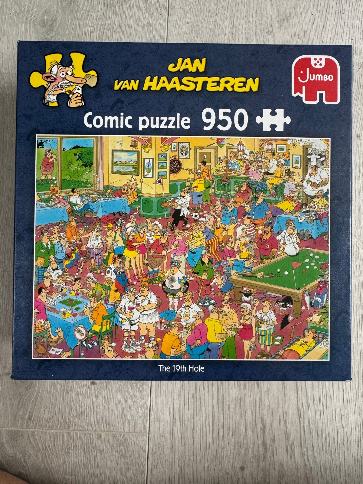 Jan van Haasteren Comic Puzzel - The 19th Hole (950 stukjes), Ophalen, 500 t/m 1500 stukjes, Zo goed als nieuw, Legpuzzel