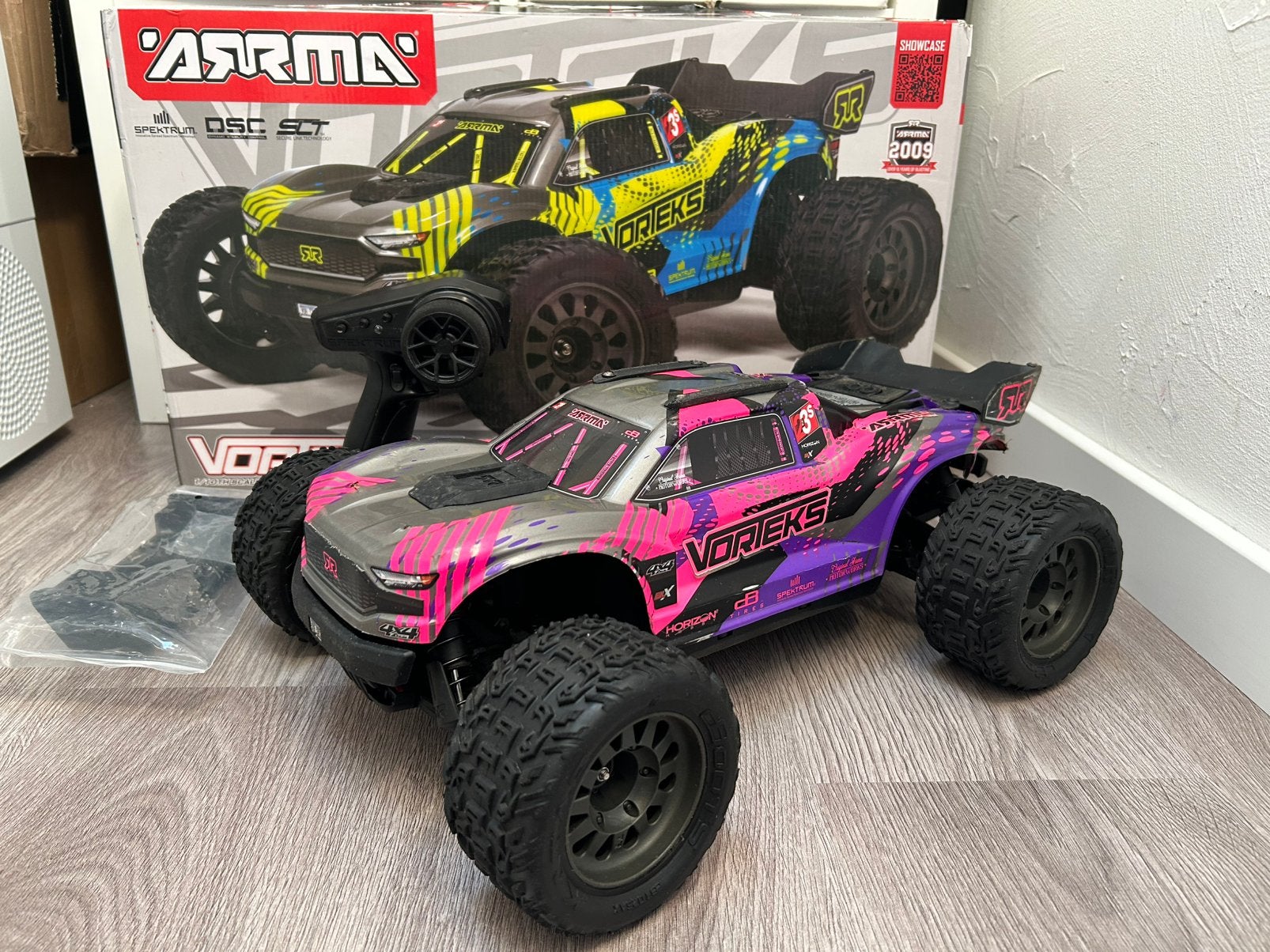Arrma Vorteks 223s BLX3s, Elektro, Gebruikt, Auto offroad, Ophalen of Verzenden