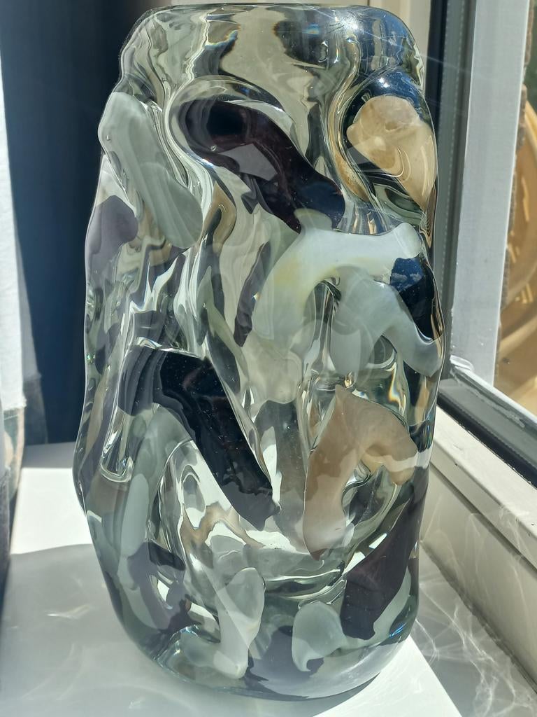 Zware gesigneerde vaas., Ophalen of Verzenden