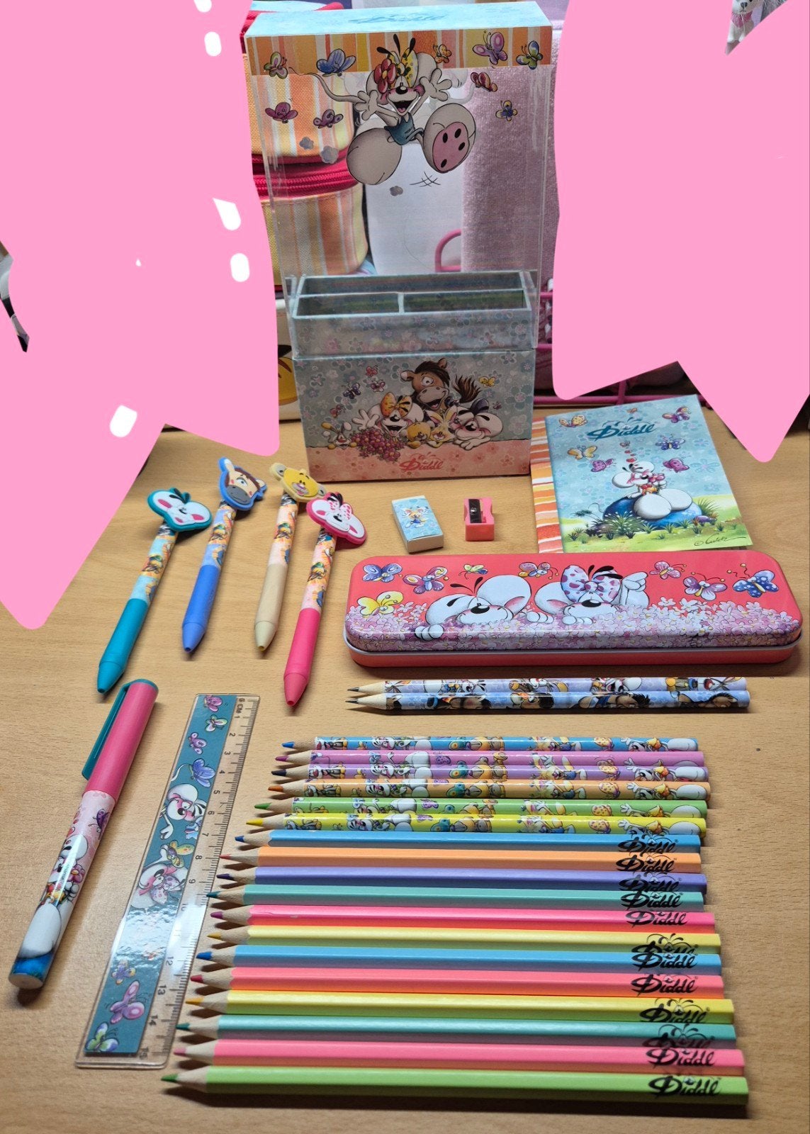 Diddl schrijfwarenset NIEUW!, Verzamelen, Ophalen of Verzenden, Verschillende figuren, Nieuw, Pen, Potlood of Stift