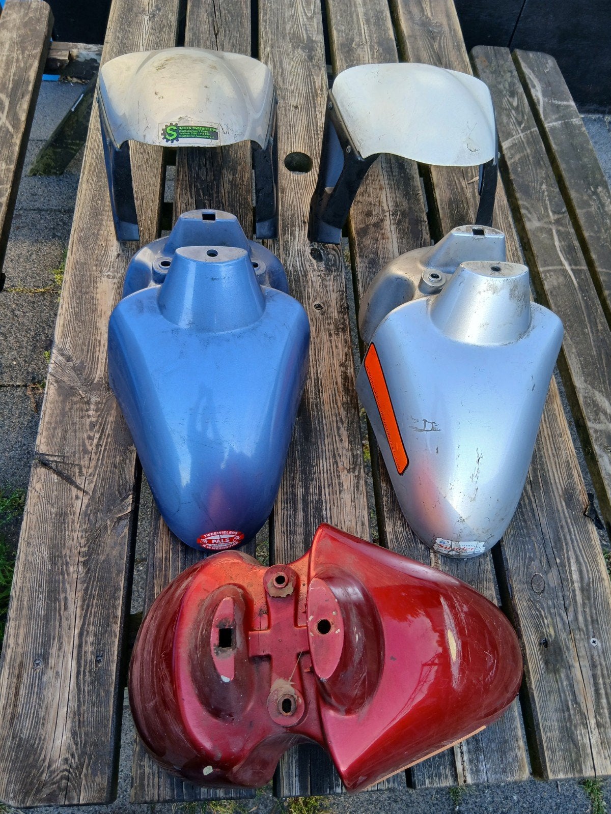 diverse Peugeot vivacity spatborden 10,- per stuk, Ophalen of Verzenden, Overige typen, Peugeot