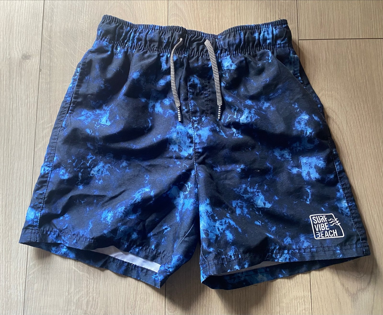 Jongens zwembroek maat 134-140 blauw met print, Ophalen, Zo goed als nieuw, Zwembroek, Jongen
