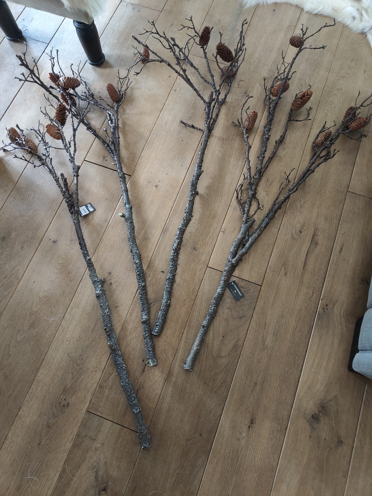 Kunsttakken Herfst met Dennenappels - Countryfield, Ophalen, Gebruikt, Kunststof, Landelijk