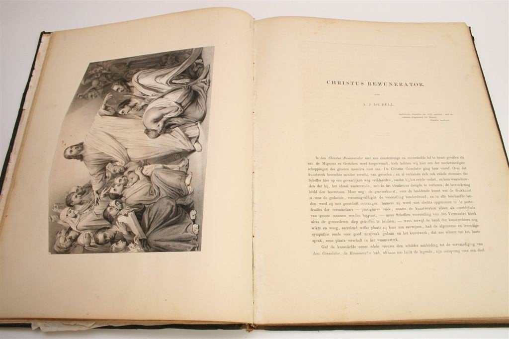 Pracht-Album van Ary Scheffer [1880] — Met 11 Grote Platen, Antiek en Kunst, Ophalen of Verzenden