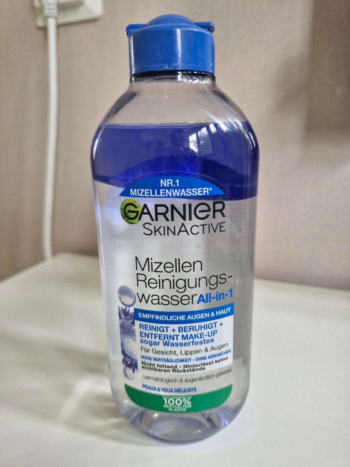 Garnier SkinActive Micellair Reinigingswater All-in-1, Ophalen of Verzenden, Nieuw, Gehele gezicht, Reiniging