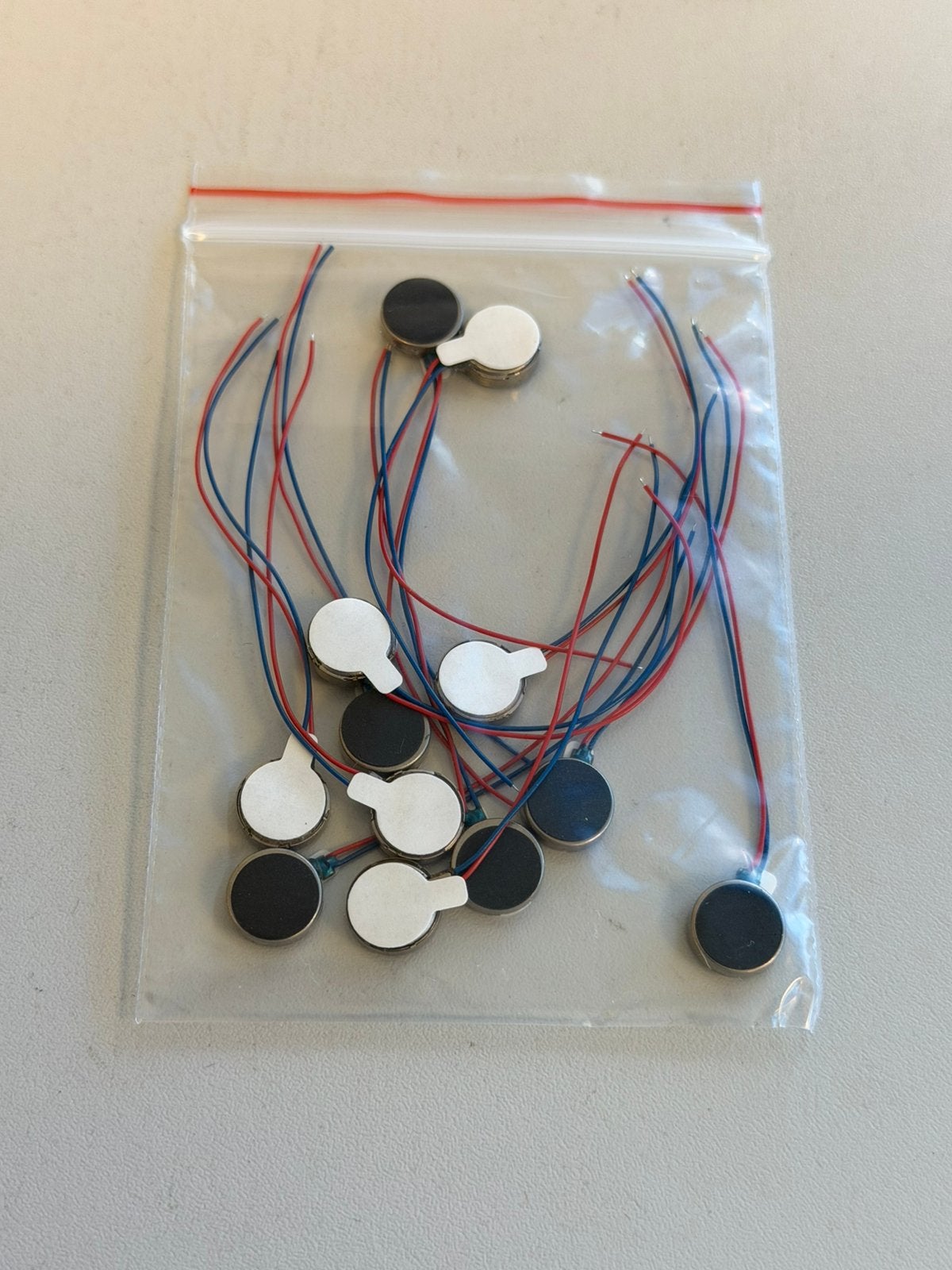 12x stuks Mini Vibratiemotor 3V DC Trilmotor Coin Motor, P, P, P, Nieuw