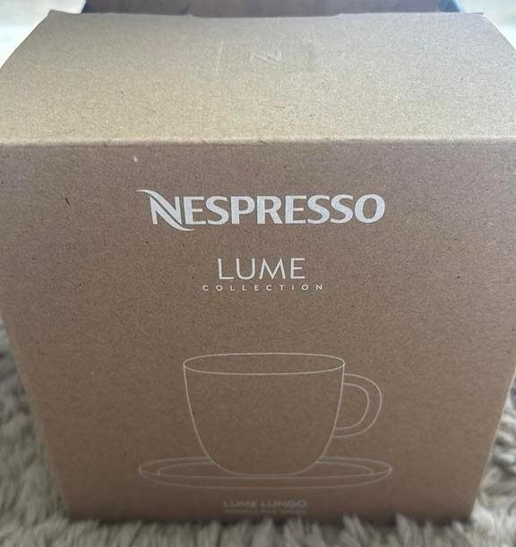 Nespresso - Lume collection Lungo 2 stuks, Verzamelen, Glas en Borrelglaasjes, Ophalen of Verzenden, Nieuw, Overige typen