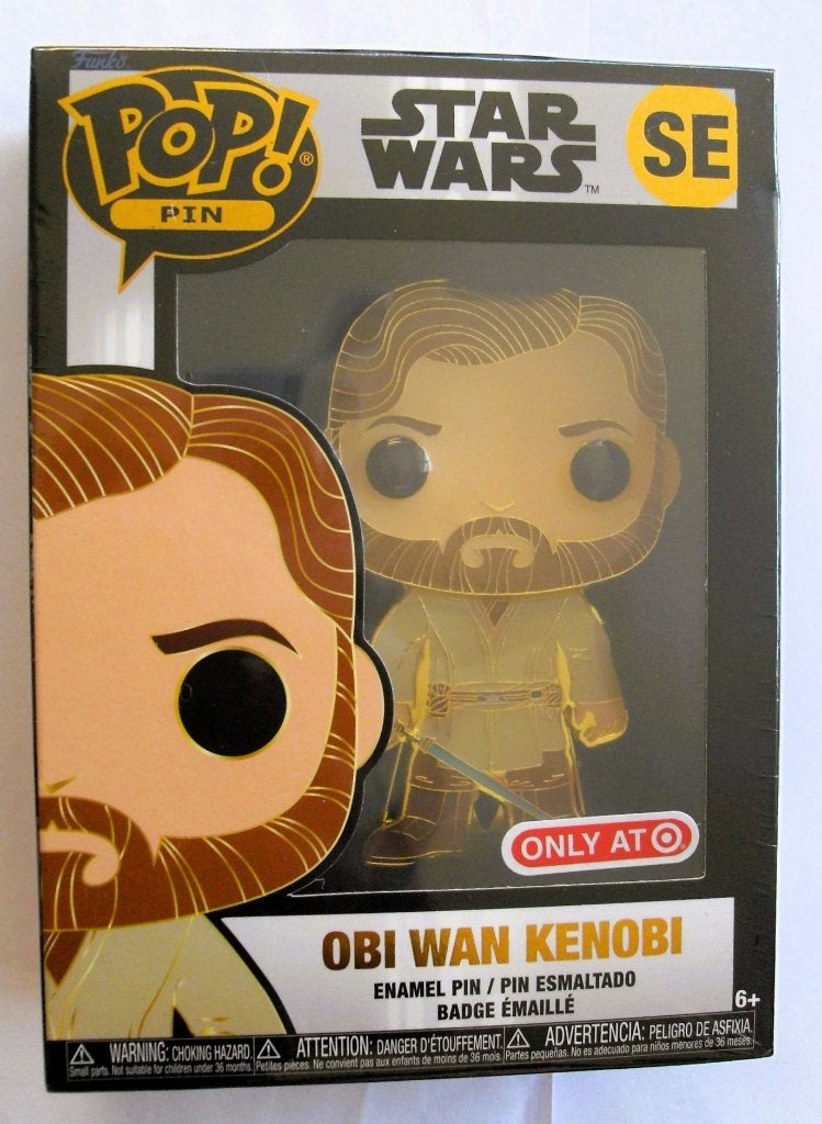 Funko Pop! Pin Star Wars Obi Wan Kenobi SE StarWars Mega Pin, Ophalen of Verzenden, Nieuw, Actiefiguurtje