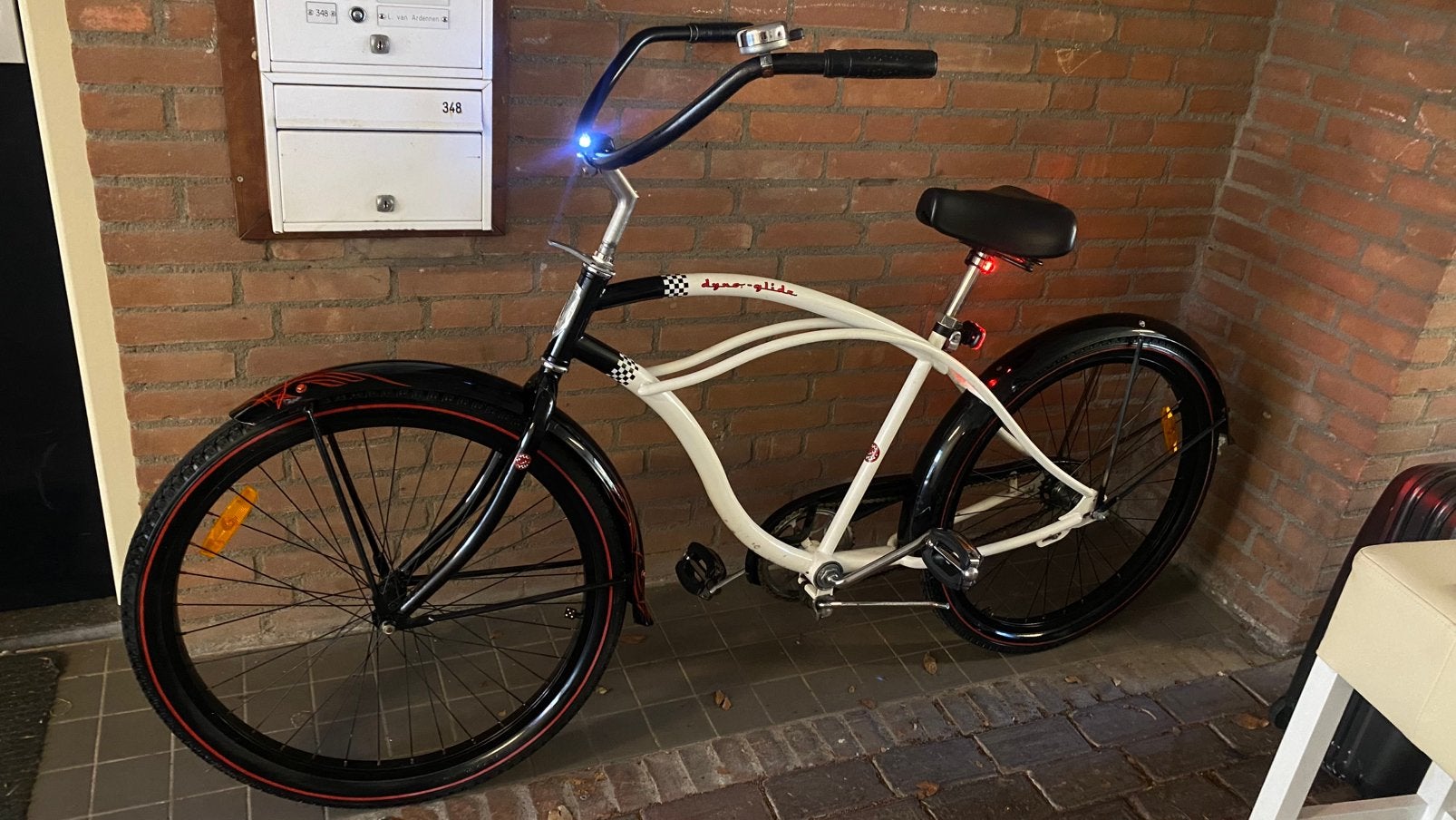 Dyno-Glyder Beachcruiser/Chopper(model Harley Davidson), Fietsen en Brommers, Ophalen, Terugtraprem, Gebruikt, Staal