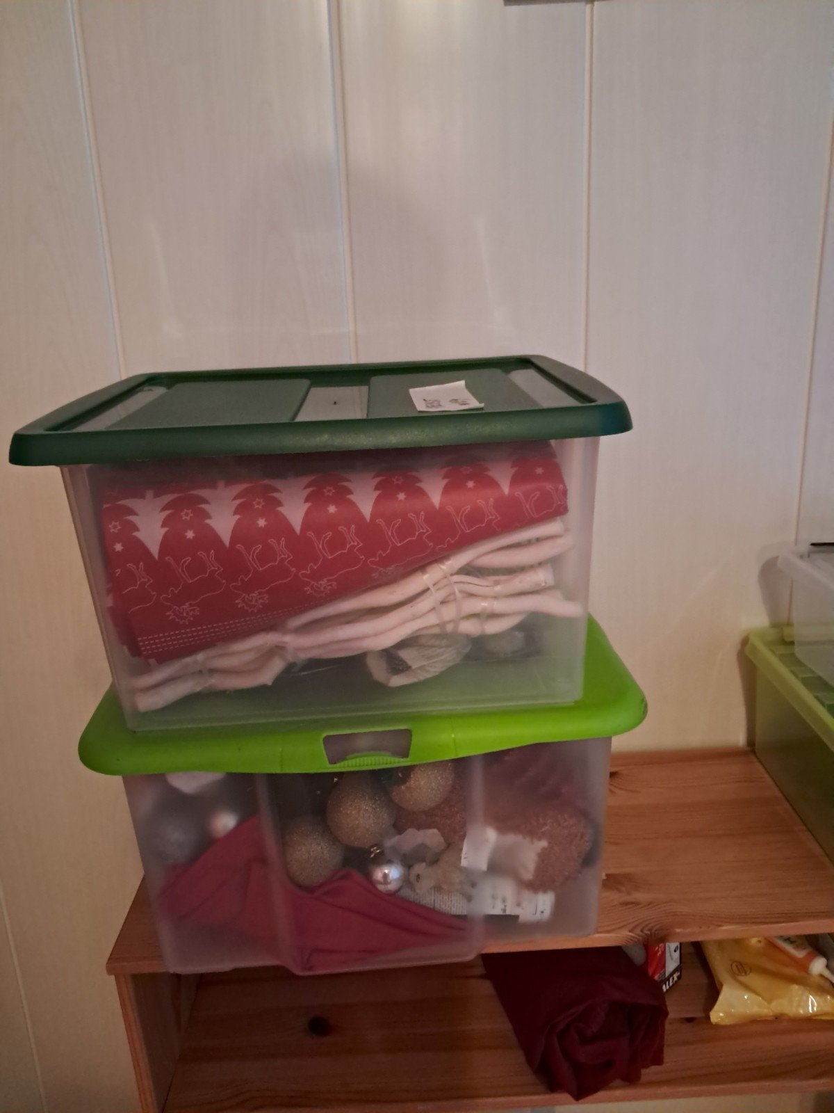 Kerst spullen gratis, Ophalen