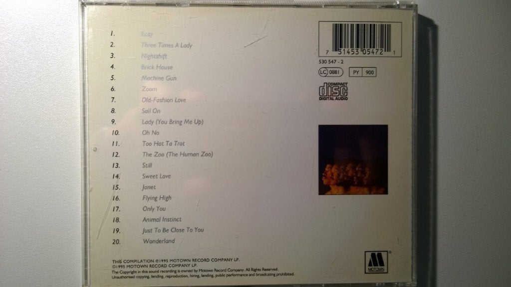 The Commodores - The Very Best Of, Cd's en Dvd's, Ophalen of Verzenden, Zo goed als nieuw, Soul, Album