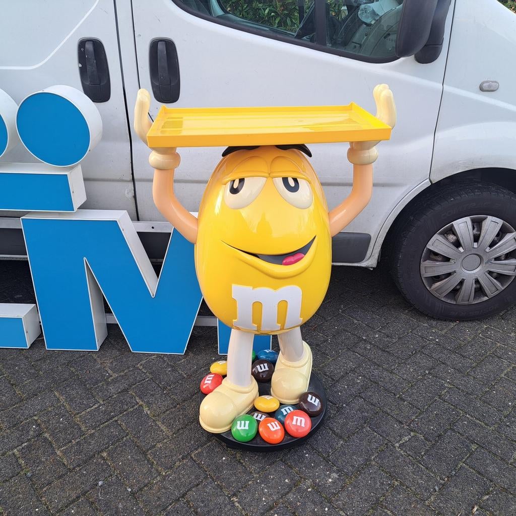 M&M winkeldisplay, Verzamelen, Merken en Reclamevoorwerpen, Ophalen, Gebruikt, Reclamebord