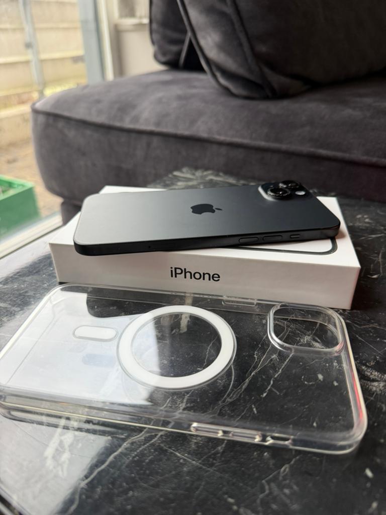 Iphone 15 plus 128 GB zwart, Ophalen, Zwart, 85 %, IPhone 15 Plus