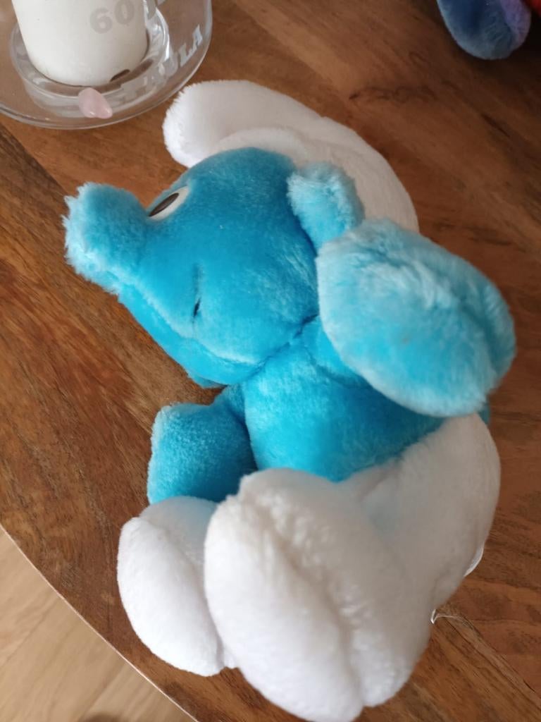 2 Knuffels Smurfen. Zo goed als nieuw, Verzamelen, Smurfen, Ophalen of Verzenden, Zo goed als nieuw