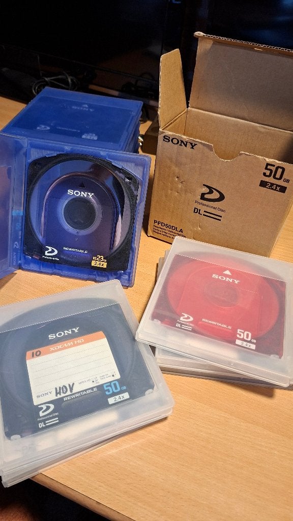 5 stuks Bluray disks Sony PFD50, Ophalen of Verzenden, Gebruikt, Video