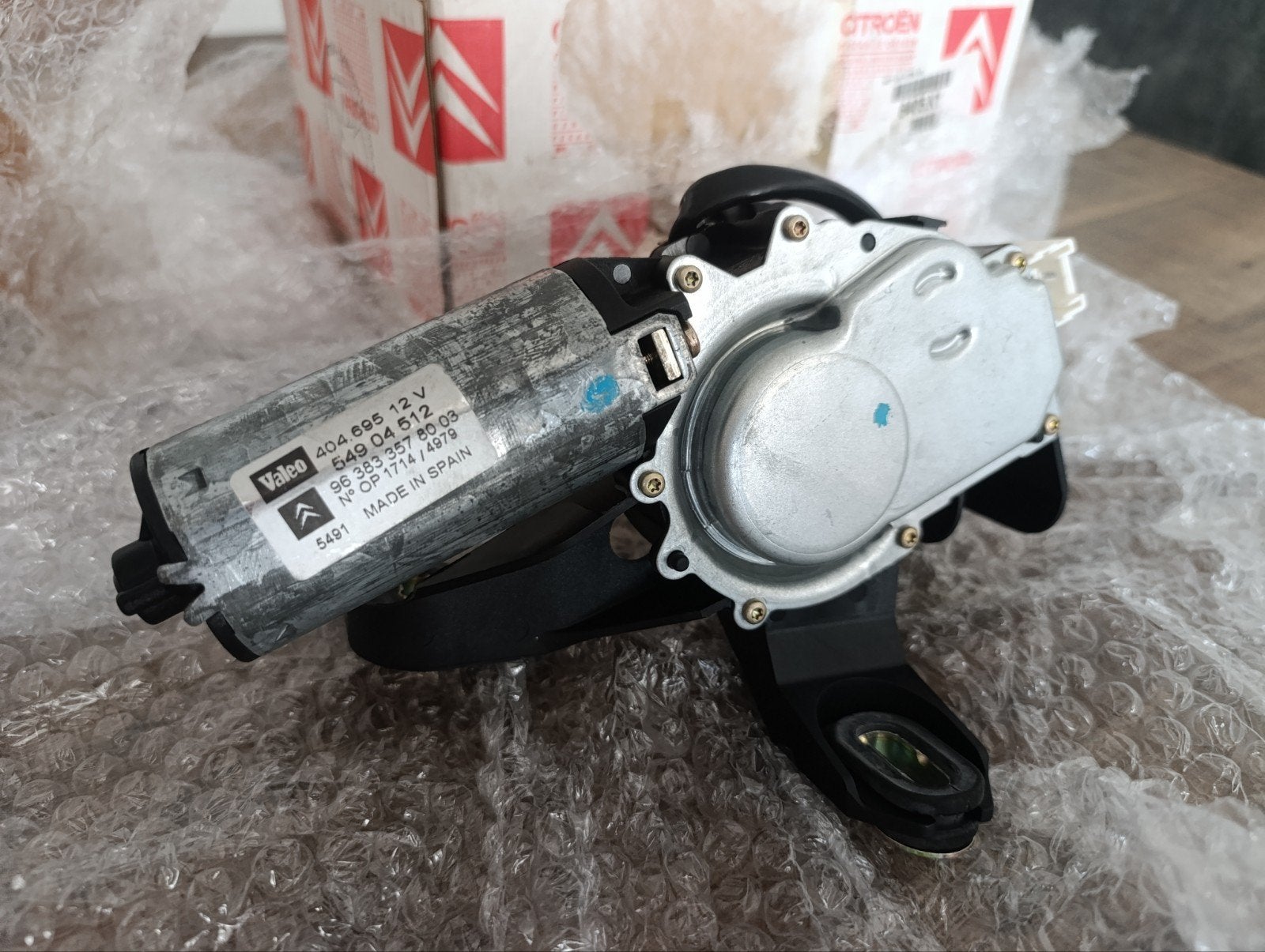 Achter ruitenwisser motor Citroën C5 Break 549 04 512, Ophalen of Verzenden