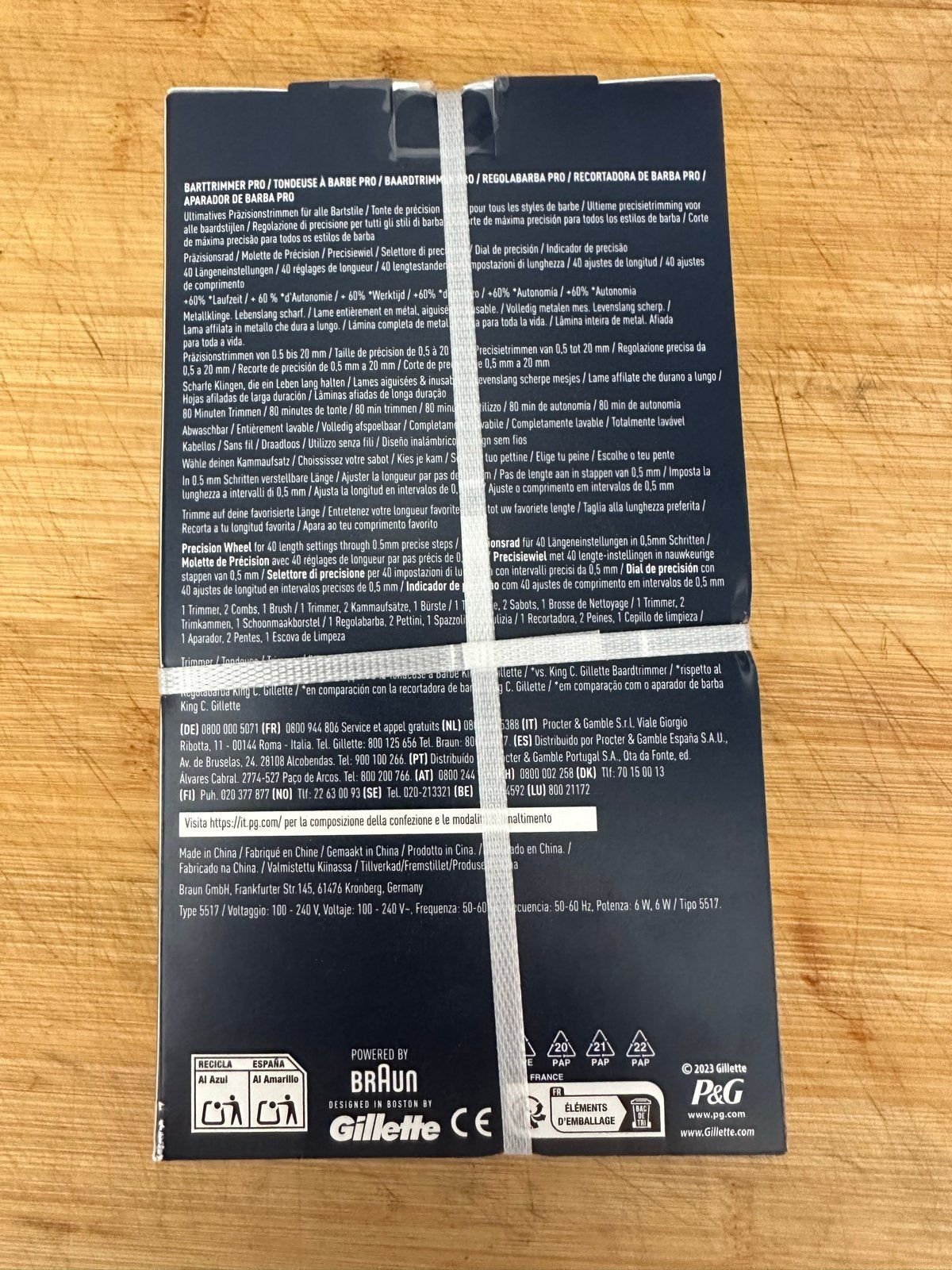 King C. Gillette Baardtrimmer Pro - Nieuw in doos, Ophalen, Nieuw, Scheren en Epileren