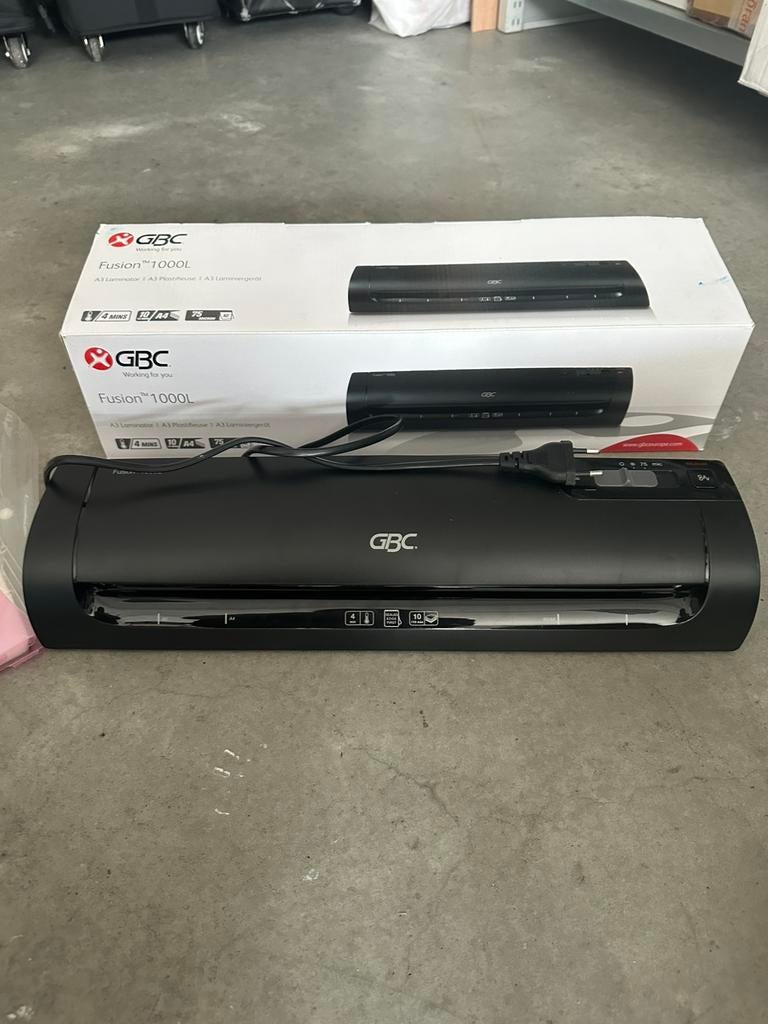GBC Lamineermachine incl lamineerhoes, Ophalen, Zo goed als nieuw, Overige typen