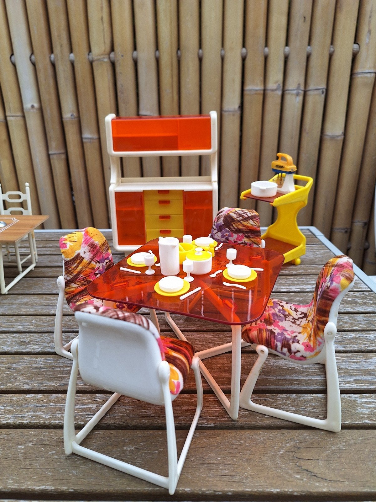 Barbie Dining room 1978 /Barbie keuken met accessoires, Ophalen of Verzenden, Gebruikt