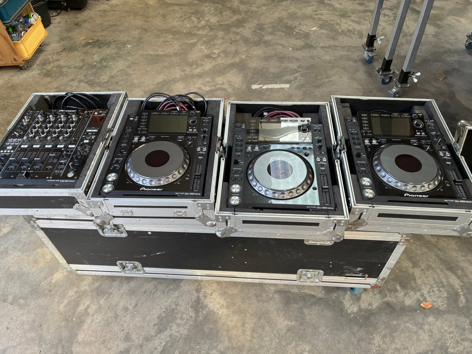 Pioneer DJ-set 3x CDJ-2000 Nexus + 1x DJM-900 Nexus, Muziek en Instrumenten, Dj-sets en Draaitafels, Ophalen, Zo goed als nieuw