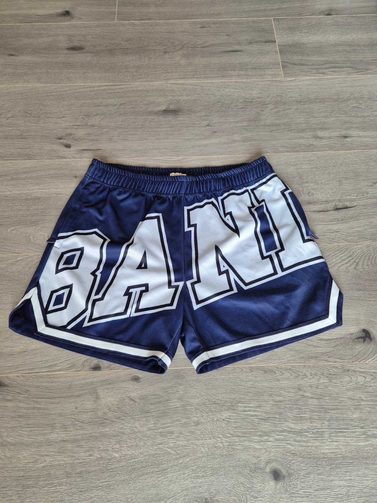 Clan de Banlieue Mesh Basketbal Short Donkerblauw - Maat M, Ophalen of Verzenden, Zo goed als nieuw, Algemeen, Banlieue