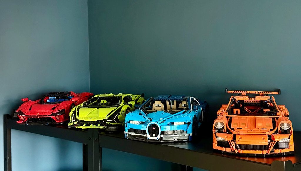 Lego Technic GT3, Chiron, Sian & Daytona (incl. lim. boek)., Ophalen, Lego, Inclusief instructies, Zo goed als nieuw