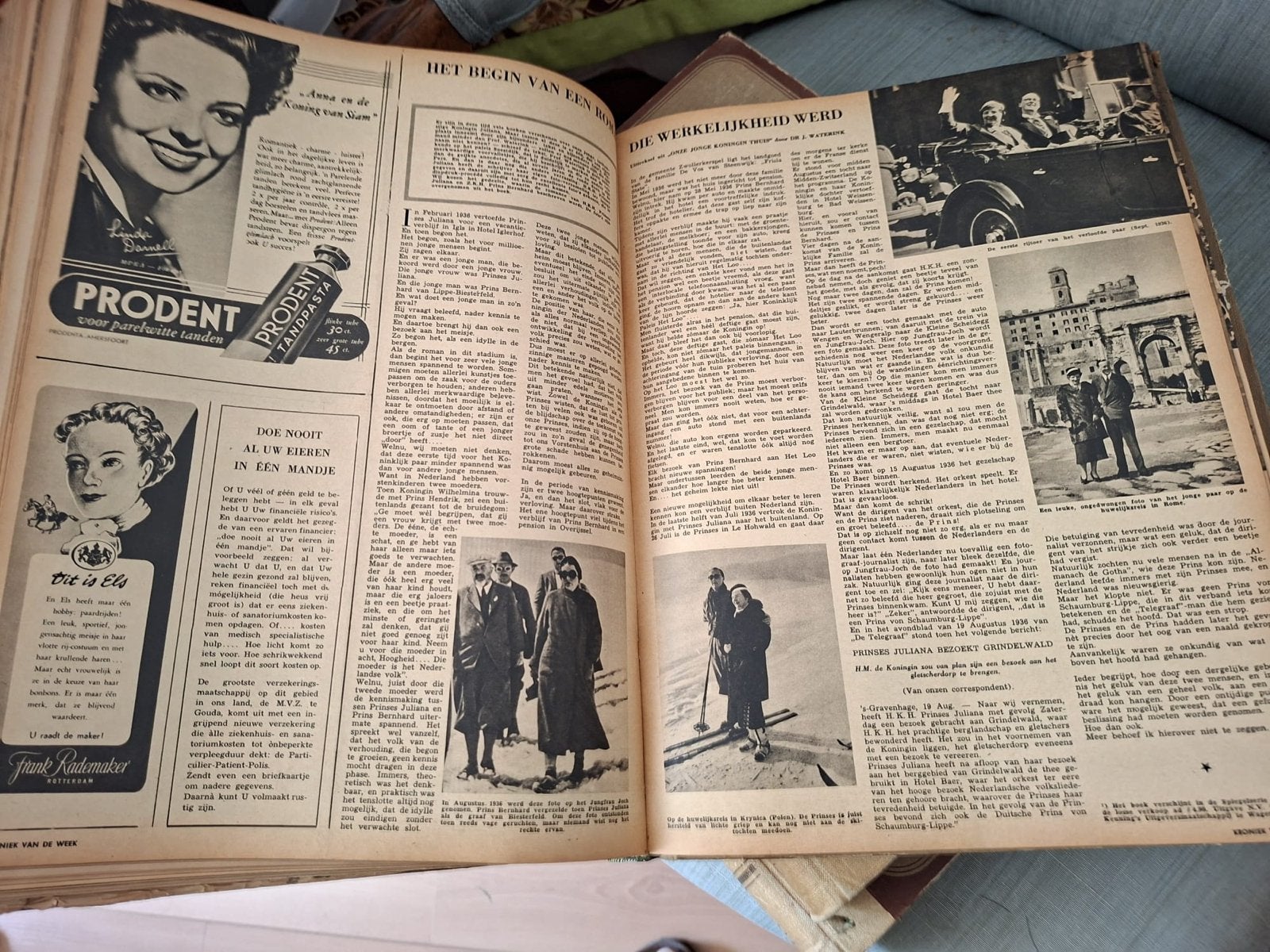 De Spiegel Weekbladen 1945-1947 - Gebundelde Jaargangen, Boeken, Tijdschriften en Kranten, Ophalen of Verzenden, Gelezen, Overige typen