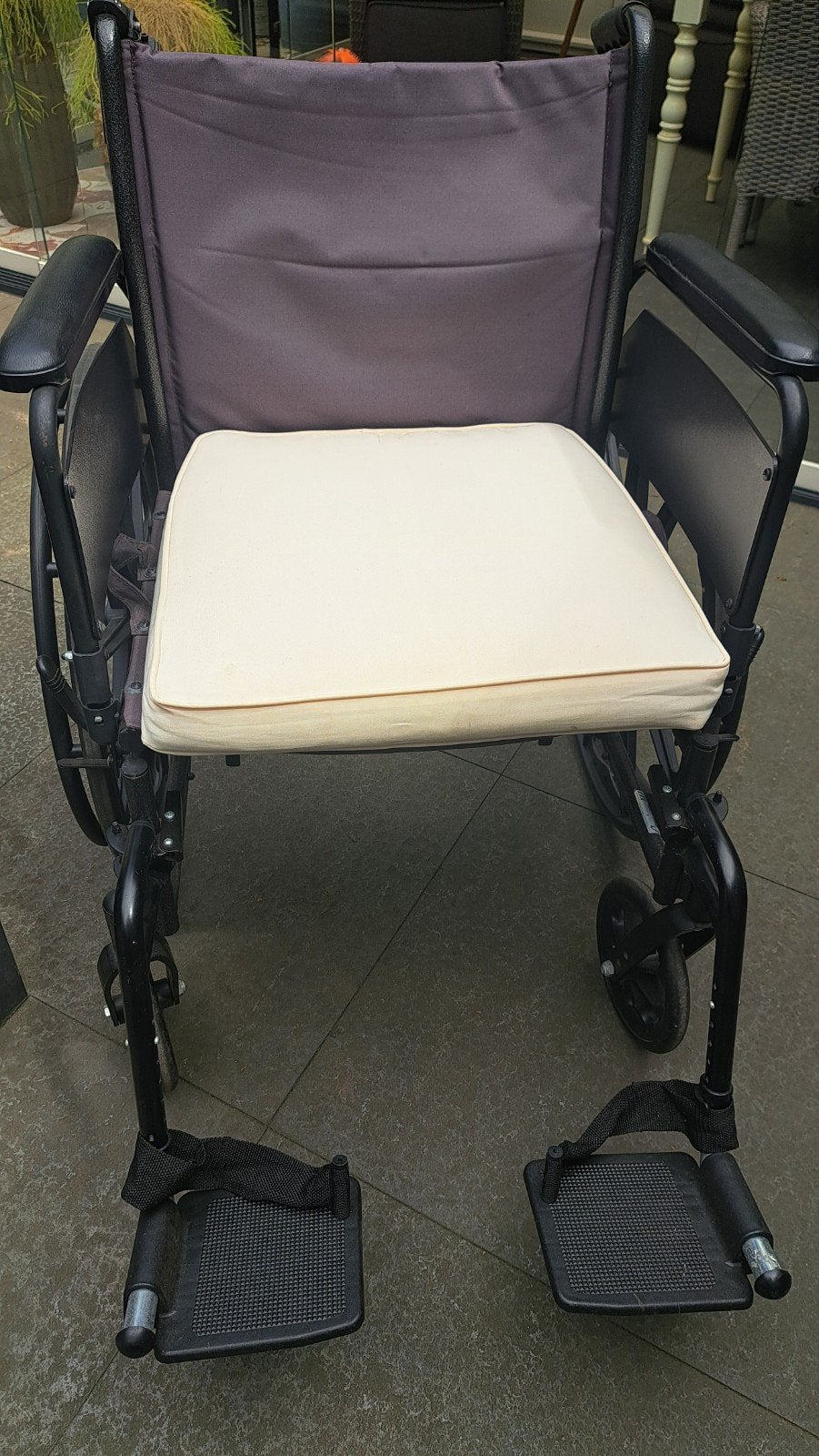 Inklapbare rolstoel met duw ondersteuning Click & Go lite, Diversen, Rolstoelen, Zo goed als nieuw, Duwrolstoel, Inklapbaar, Ophalen of Verzenden