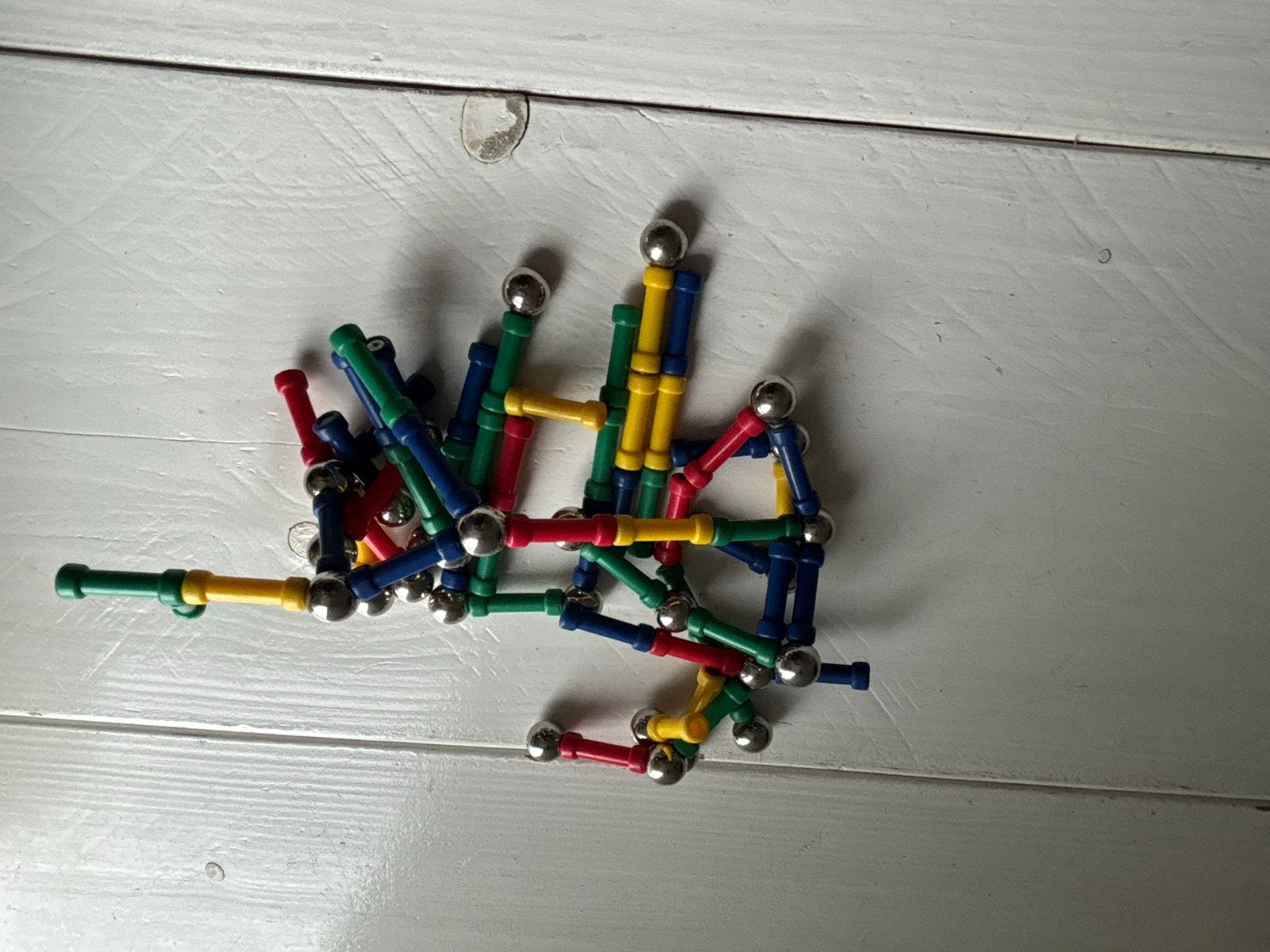 Magnetisch bouwspeelgoed - Staven en ballen set, Ophalen of Verzenden, Gebruikt, Overige merken